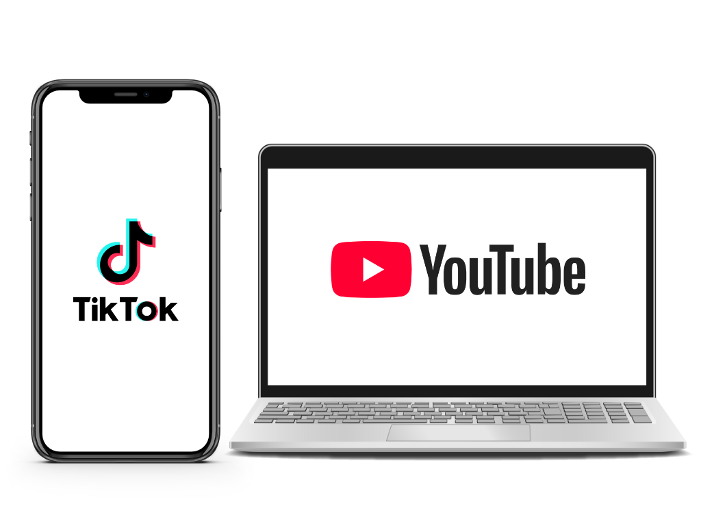 Tiktok、YouTube